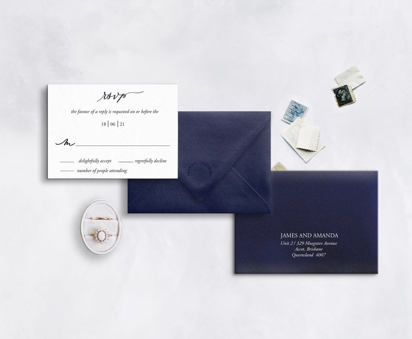 Amanda Classic - RSVP Card