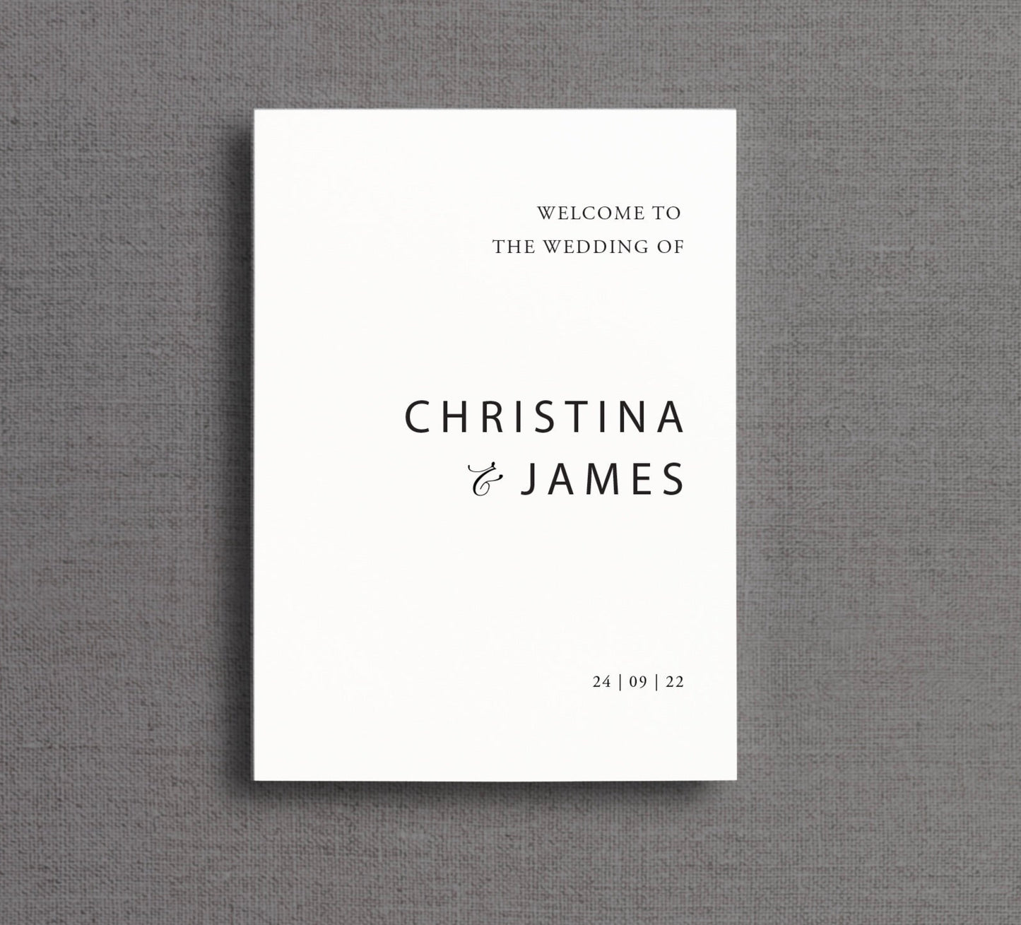 Christina - Welcome Sign